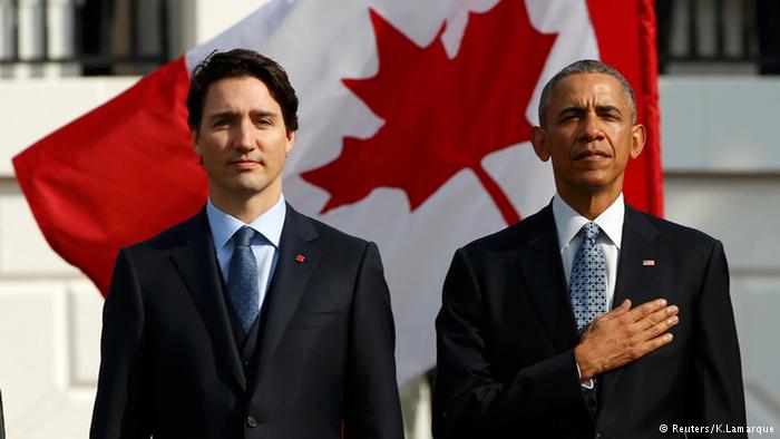 US and Canada agree on climate change measures during Trudeau visit